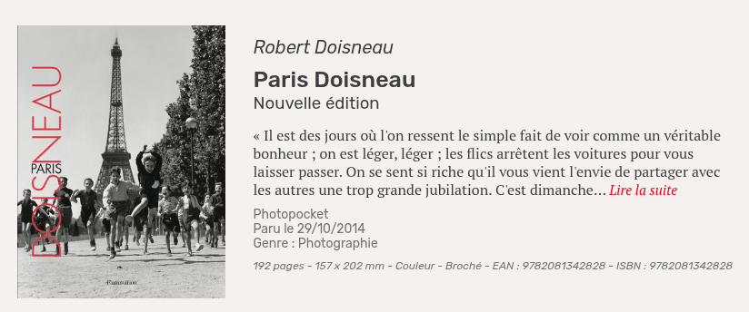 3. Paris Doisneau Livre
